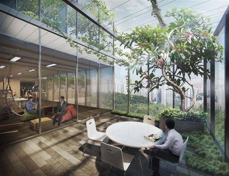 深圳万科云城办公楼封顶！WOHA设计‘微型垂直城市’回应亚热带气候,深圳,WOHA,办公楼,万科云城,垂直城市,亚热带,气候,景观,建筑,塔楼