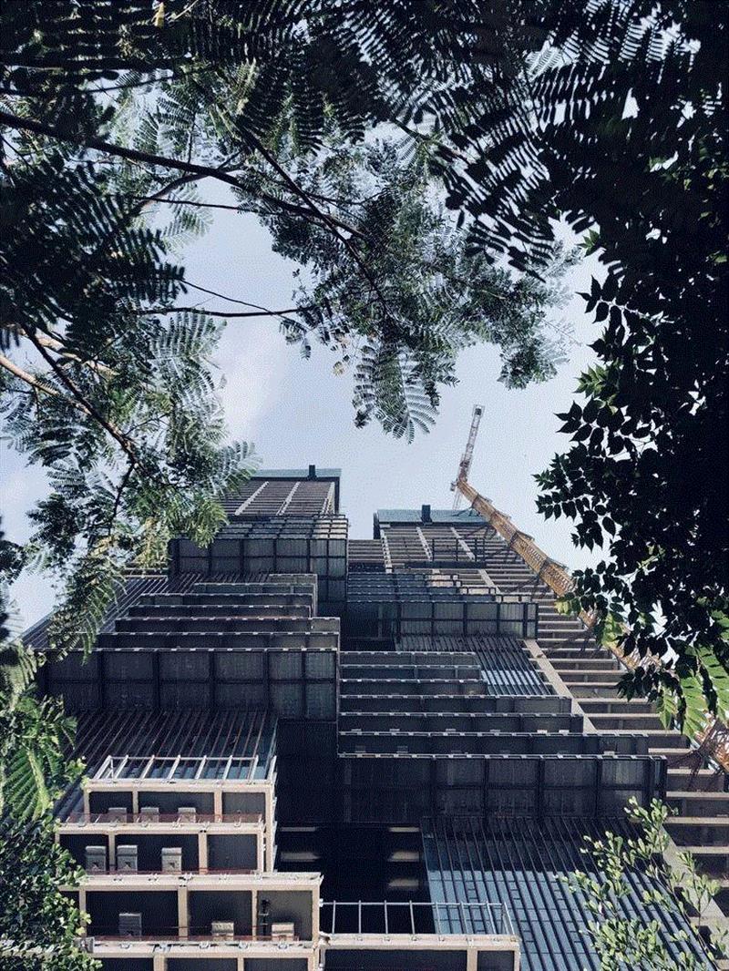 图片来自 WOHA,深圳万科云城办公楼封顶！WOHA设计‘微型垂直城市’回应亚热带气候,深圳,WOHA,办公楼,万科云城,垂直城市,亚热带,气候,景观,建筑,塔楼