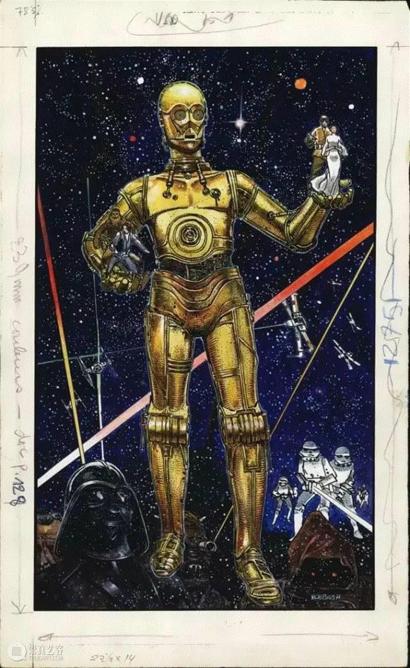 墨比斯为好莱坞经典《星球大战》创作了机器人 C-3PO,漫画黄金时代的巨匠 “墨比斯（Moebius）”,墨比斯,大友克洋,Moebius,宫崎骏,赛博朋克,阿扎克