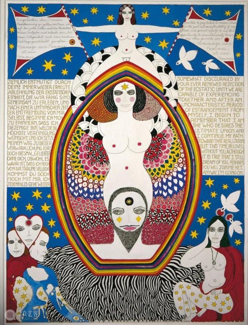 Hommage Aux Femmes Et Aux Hommes(1983),同行/曼陀罗下两相欢 | Dorothy Iannone,Iannone,同行,曼陀罗,两相欢,视频,Dorothy,爱情,徐震,波士顿,柏林