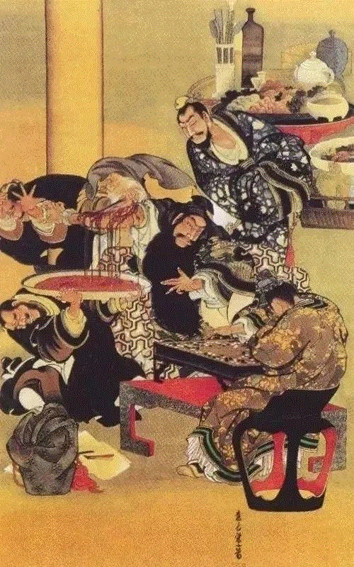  关羽刮骨疗伤,艺术 ▎被离婚、逛妓院，浮世绘大师葛饰北斋的女儿才是真的猛！,葛饰北斋,浮世绘,女儿,妓院,葛饰,父亲,丈夫,美人,绘画,北斋