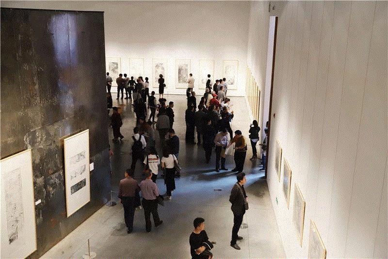 展览现场,宁波籍艺术家吴洪晖在甬首展开幕 | 附开幕式现场视频,吴洪晖,宁波,甬首展,开幕式,视频,副主席,宁波美术馆,杭州画院,吴永良,浙江省