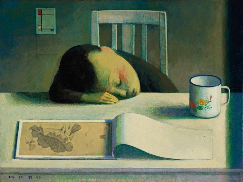刘野 (中国，1964年生),中国当代艺术1分钟：中坚力量的回归,中坚,佳士得,香港,油彩,曾梵志,张晓刚,周春芽,石头,刘野,艺术史