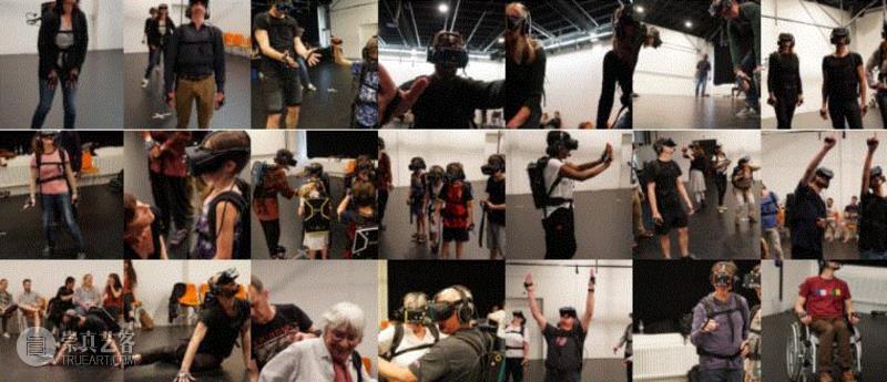 VR_I体验现场,斯皮尔伯格御用技术团队，打造全面沉浸式VR作品，中国首演,斯皮尔伯格,瑞士,体验者,志愿者,舞蹈,舞者,MANA,CAC,Real,Artanim
