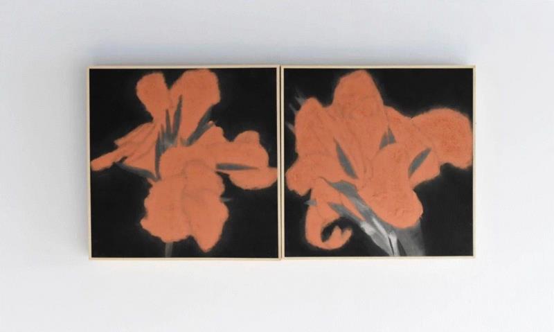 左 ：《俱净之二》Vanish no.2,展览现场 | 黄丹：生,黄丹,三远,宏观,之下,pines,松咏,潭影,Explore,虚空藏,览物
