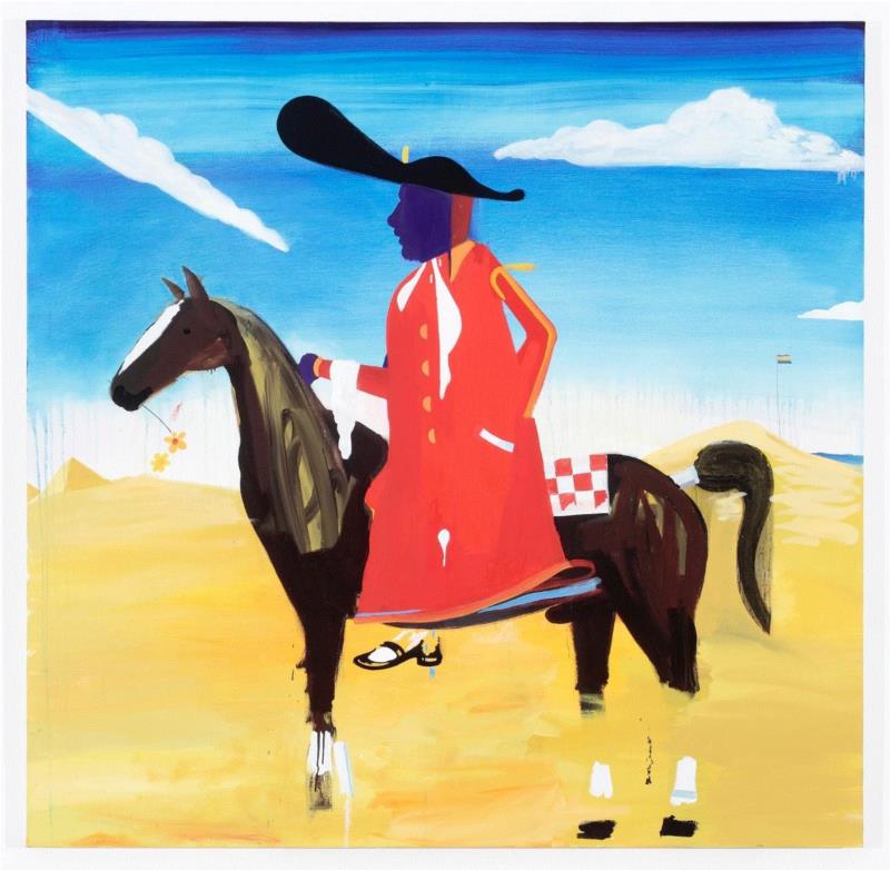 斯宾塞·斯威尼，《自画像》，亚麻布面油画，167.6 x 167.6 cm，2010,艺博会·HdM |  2019 比利时布鲁塞尔艺术博览会,艺博会,HdM,布鲁塞尔艺术博览会,斯宾塞,斯威尼,展位,Port,油画,Brussels,April
