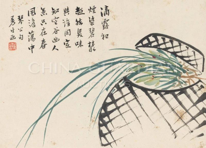 【嘉德春拍】清风明月居所藏西泠八家画作（下）,嘉德,西泠八家,居所,陈鸿寿,钱松,赵之琛,花卉,高邕,金石,浙江