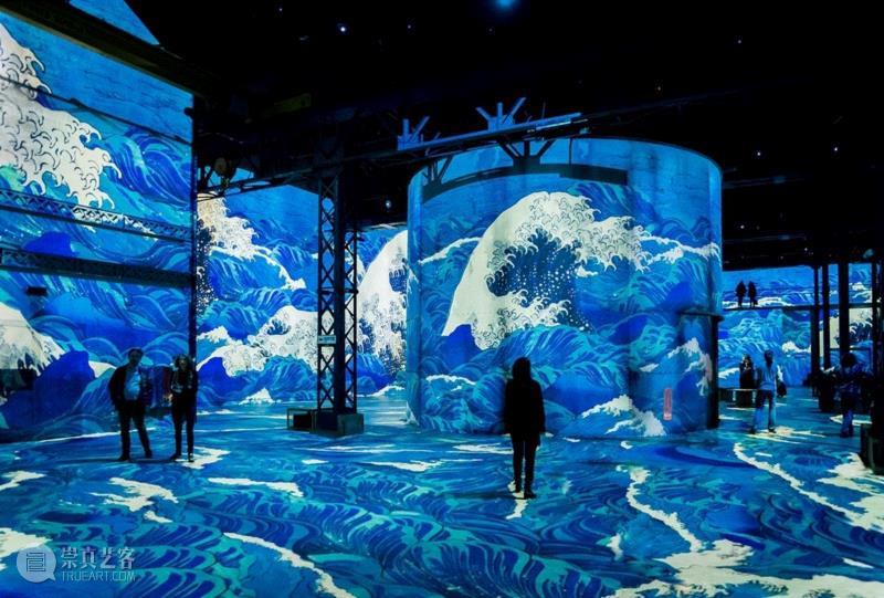 展览丨当梵高遇见浮世绘,打造沉浸式梦幻空间,浮世绘,梵高,日本,博物馆,巴黎,光之博物馆,浪潮,绘画,梵谷,映象