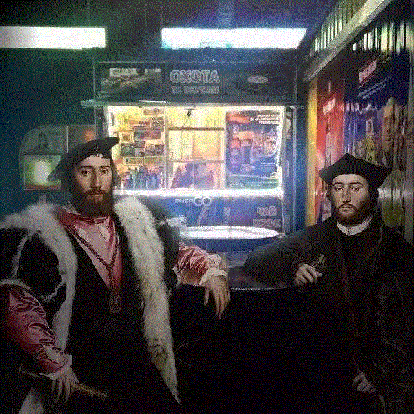 创意丨当古典油画里的人物穿越到现代,人物,油画,天使,上方,右上,美学观,差别,情景剧,乌克兰,Alexey