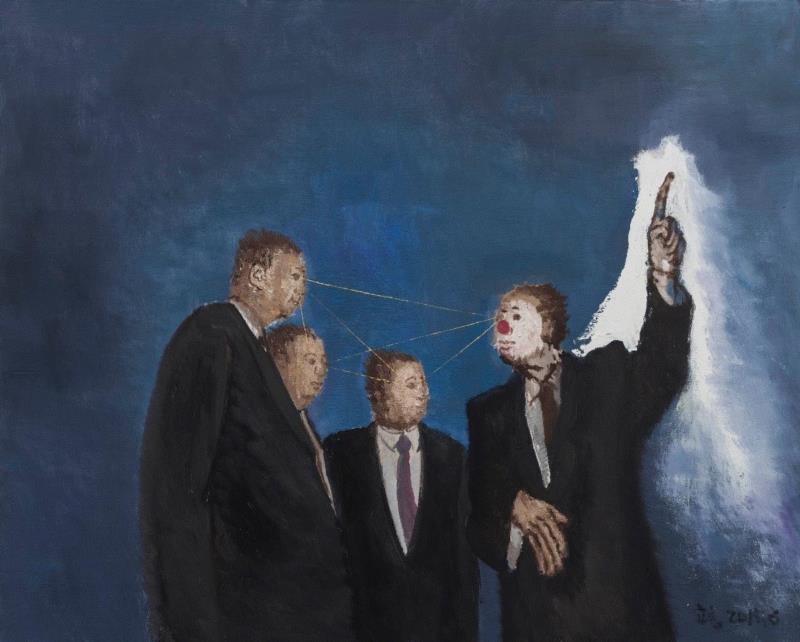 亲切的金子  ,即将开幕丨黄立言个展《一人，一兽，一游仙》,黄立言,游仙,一人,油画,佩索阿,sat,东京画廊,BTAP,卡夫卡,假面
