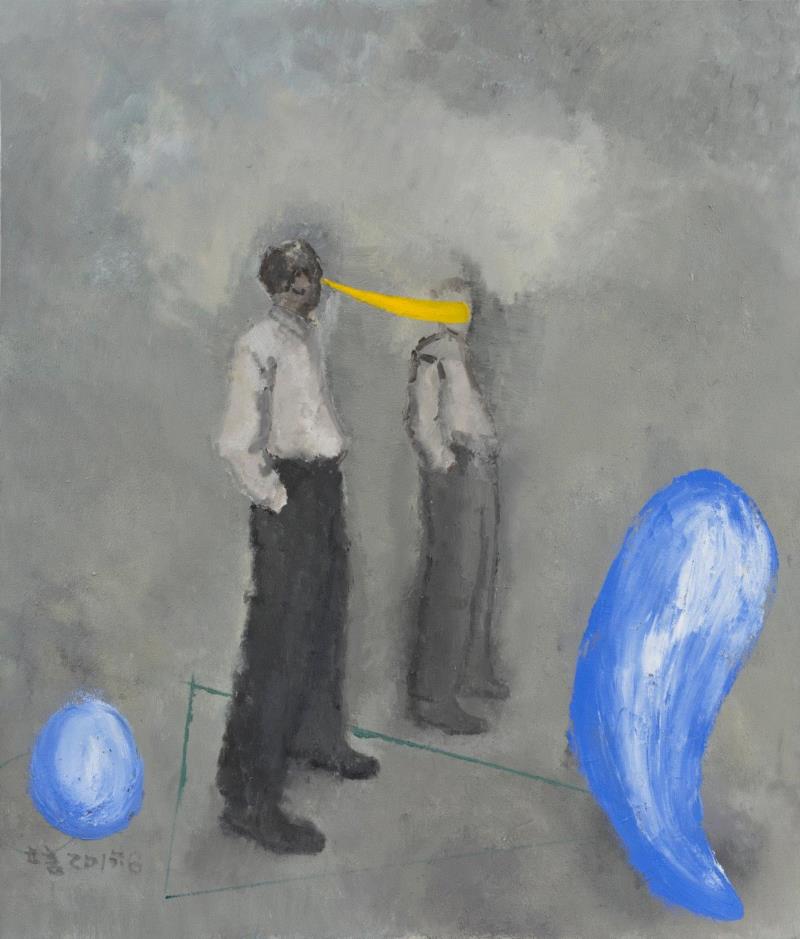 熟悉的表情无助于打发时光,即将开幕丨黄立言个展《一人，一兽，一游仙》,黄立言,游仙,一人,油画,佩索阿,sat,东京画廊,BTAP,卡夫卡,假面