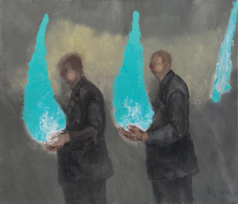 低处的光,即将开幕丨黄立言个展《一人，一兽，一游仙》,黄立言,游仙,一人,油画,佩索阿,sat,东京画廊,BTAP,卡夫卡,假面