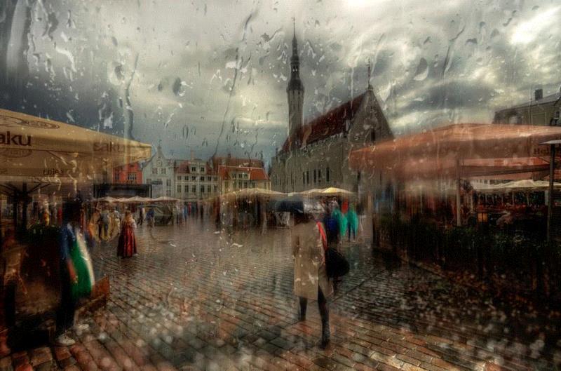 摄影师用镜头描绘出油画般的城市雨景,雨景,摄影师,油画,雨中,Eduard,Gordeev,行人,街道,雨天,灯光