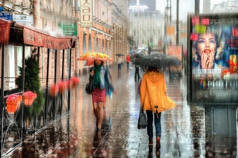 摄影师用镜头描绘出油画般的城市雨景,雨景,摄影师,油画,雨中,Eduard,Gordeev,行人,街道,雨天,灯光