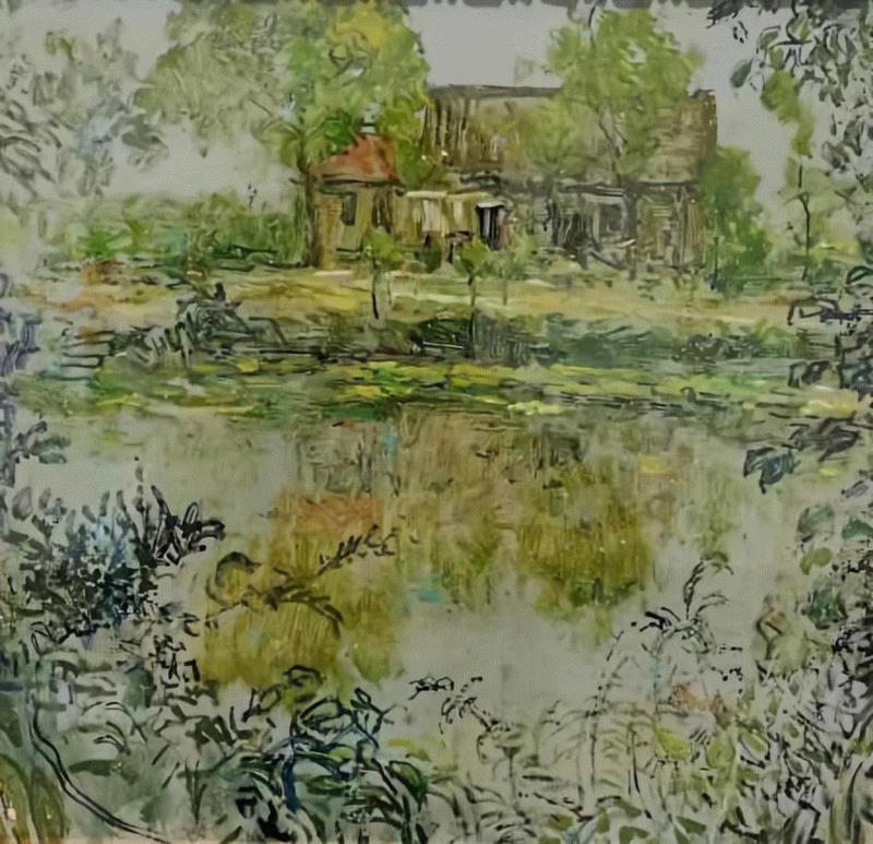苏 醒——在《意象江南》展中遇见江南,江南,意象江南,油画,刘海粟美术馆,刘海粟,徐悲鸿,徐志摩,颜文樑,鸿美术馆,塞尚