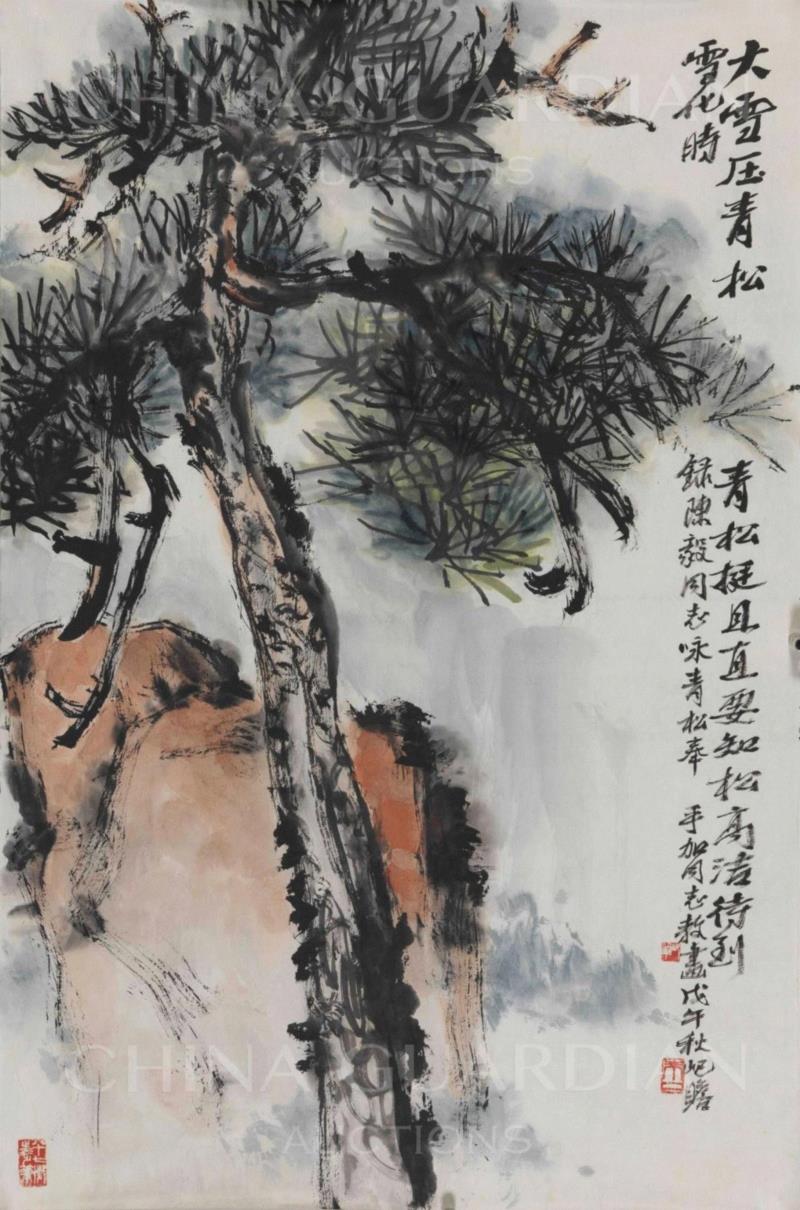【嘉德春拍】湖山畔 书画缘——林乎加伉俪珍藏西泠诸家精品,林乎加,伉俪,嘉德,湖山畔,书画缘,西泠,诸家,西泠印社,潘天寿,书画