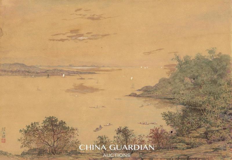 【嘉德春拍】现代艺术专题：颜文樑,颜文樑,嘉德,油画,水彩,光影,印象派,湖光山色,绘画,徐悲鸿,苏州美术专科学校