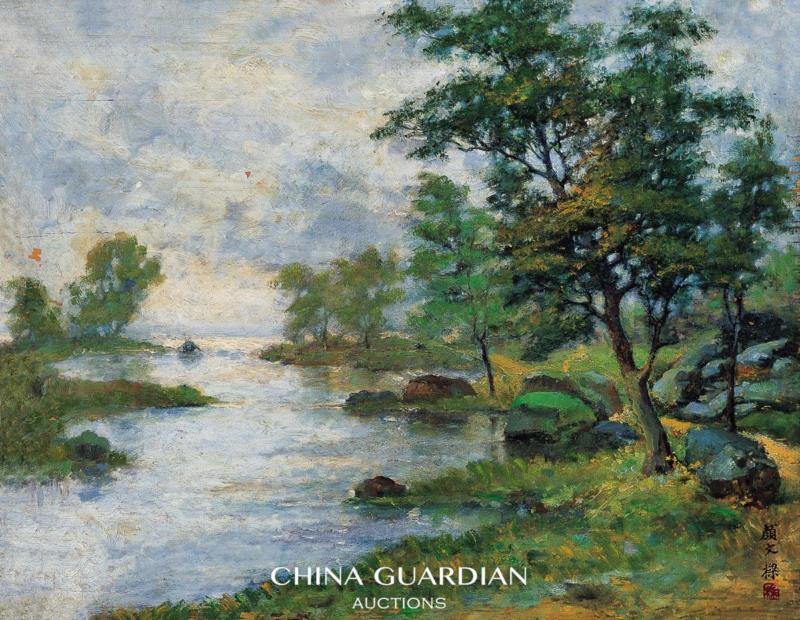 【嘉德春拍】现代艺术专题：颜文樑,颜文樑,嘉德,油画,水彩,光影,印象派,湖光山色,绘画,徐悲鸿,苏州美术专科学校
