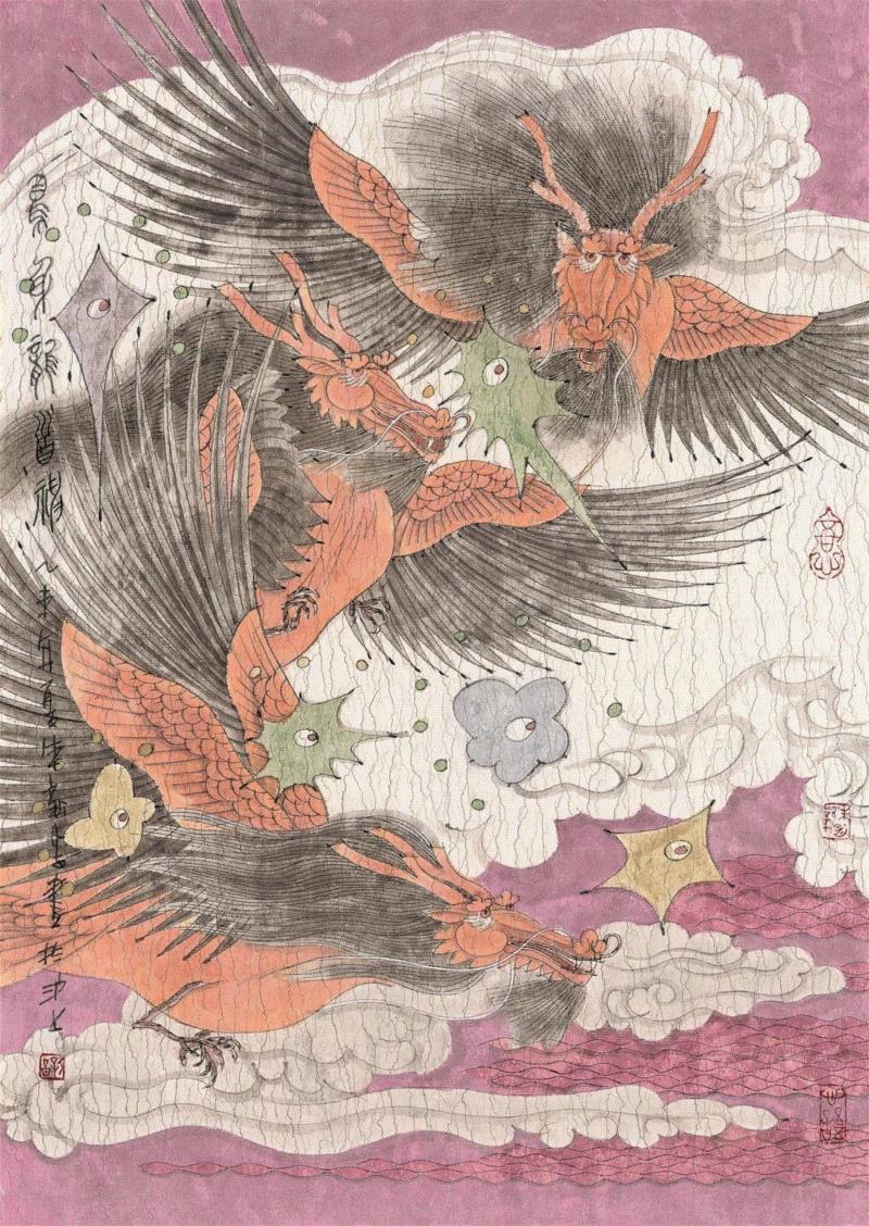 朱新昌山海经图绘艺术大展亮相闵行群众艺术馆,朱新昌,山海经图,闵行群众艺术馆,山海经,闵行区群众艺术馆,上海八号桥文化产业投资有限公司,闵行区,奇兽篇,地点,莘松路350号