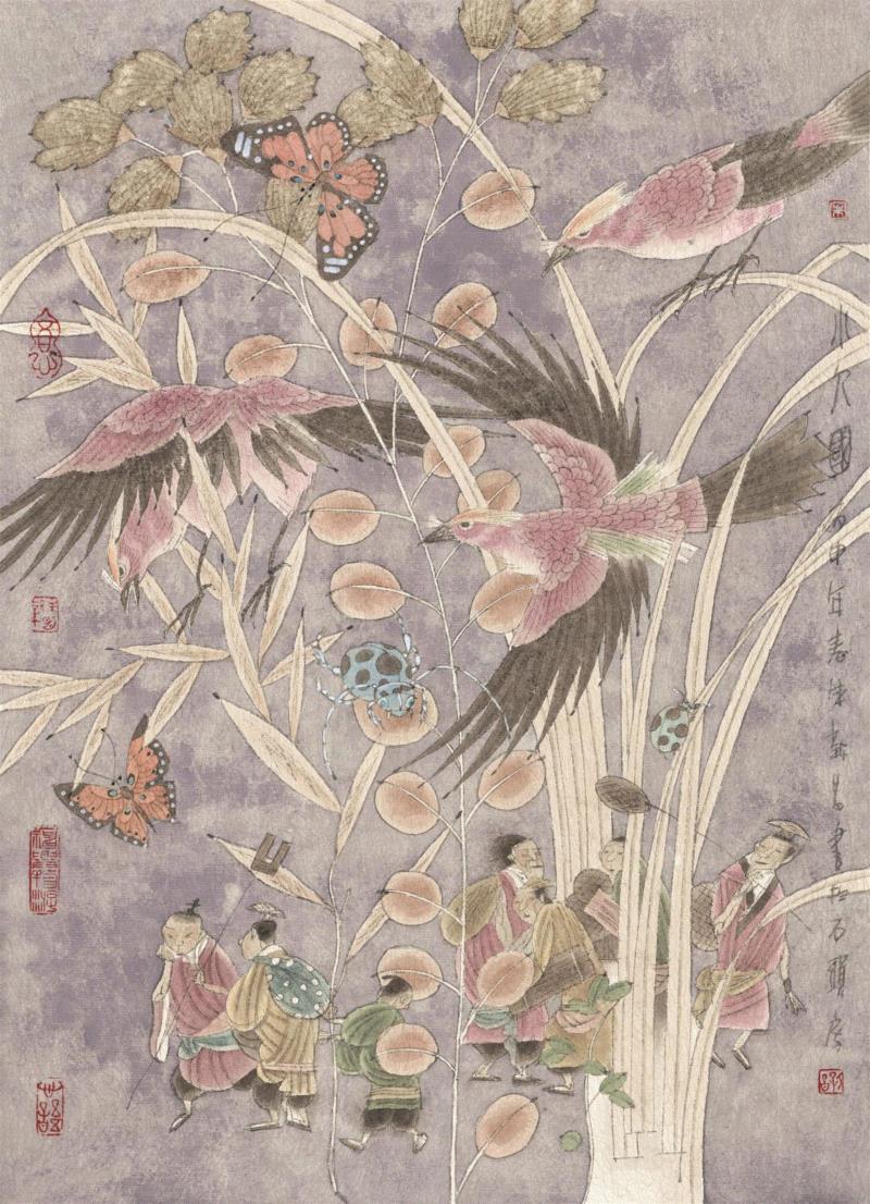 朱新昌山海经图绘艺术大展亮相闵行群众艺术馆,朱新昌,山海经图,闵行群众艺术馆,山海经,闵行区群众艺术馆,上海八号桥文化产业投资有限公司,闵行区,奇兽篇,地点,莘松路350号