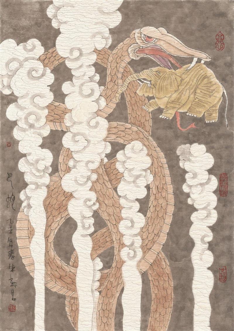 朱新昌山海经图绘艺术大展亮相闵行群众艺术馆,朱新昌,山海经图,闵行群众艺术馆,山海经,闵行区群众艺术馆,上海八号桥文化产业投资有限公司,闵行区,奇兽篇,地点,莘松路350号