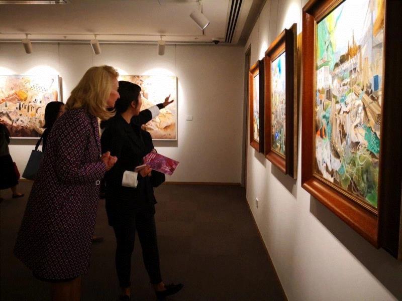 情感的诗意:张新权丨2019中国当代艺术月,张新权,油画,悉尼中国文化中心,主题展,多兰娜,王刚,颜鸿,新加坡,中国美术馆,景观