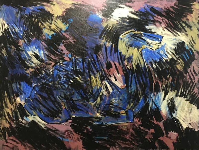 【艺术家】黄周妥：半生熟的绘画,黄周妥,绘画,半生,丙烯,色块,花篮,板面,什么样,景观,静物