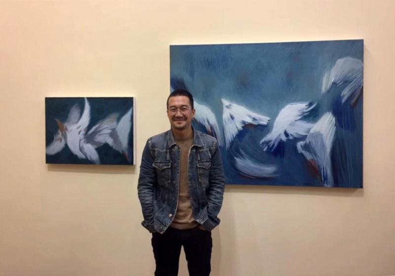 【艺术家】黄周妥：半生熟的绘画,黄周妥,绘画,半生,丙烯,色块,花篮,板面,什么样,景观,静物