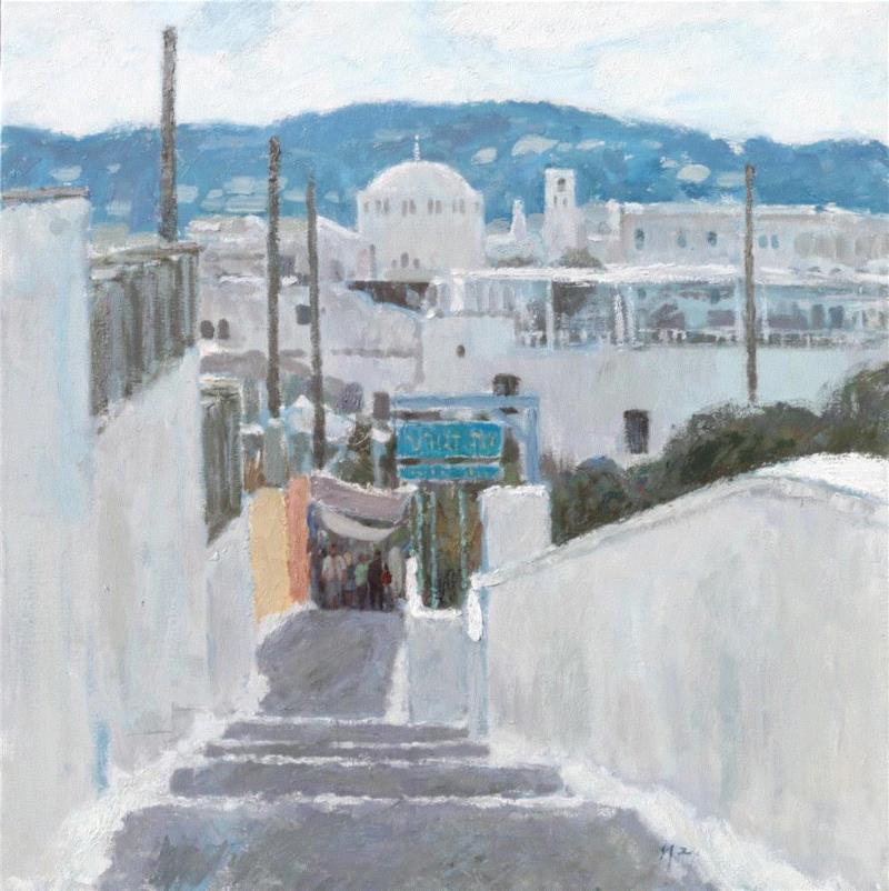  《地中海的明珠——希腊风景组画之二》 76×76cm 布面油画&nb