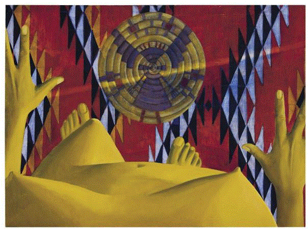 ▲ 露西亚·乌尔塔多，《无题》，1969，油彩 画布，35 ?&nbs