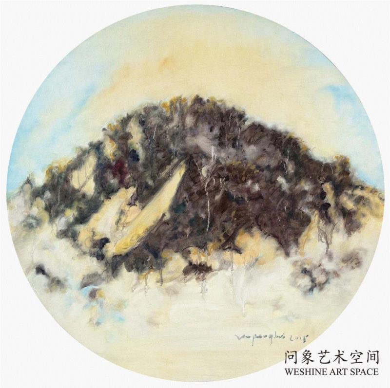 板面油彩   P60cm   2015,十七张画——兀鹏辉个展,油彩,绘画,丛林,板面,宿命,书店,江苏省,南京市,石头城路69号,Unit