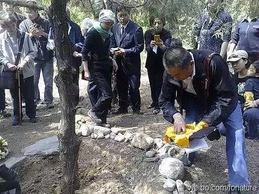 梁先生家人将骨灰撒入小树周围的土地,人物 ▎林徽因儿子：我们三代人都是失败者,林徽因,儿子,三代人,人物,失败者,梁从诫,自然之友,梁思成,知识分子,父亲
