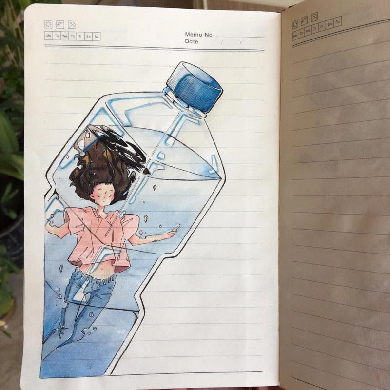 你有偷偷在课本上画过画吗？