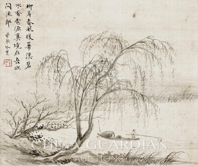 【嘉德春拍】清风明月居所藏西泠八家画作（上）,西泠八家,嘉德,居所,奚冈,黄易,金石,蒋谷孙,花卉,叶廷琯,张仁黼