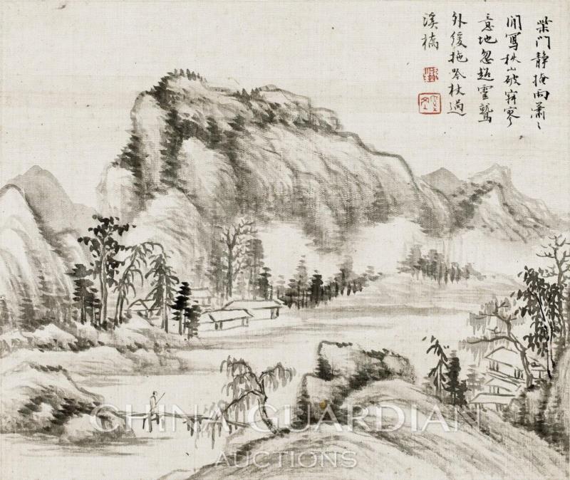 【嘉德春拍】清风明月居所藏西泠八家画作（上）,西泠八家,嘉德,居所,奚冈,黄易,金石,蒋谷孙,花卉,叶廷琯,张仁黼