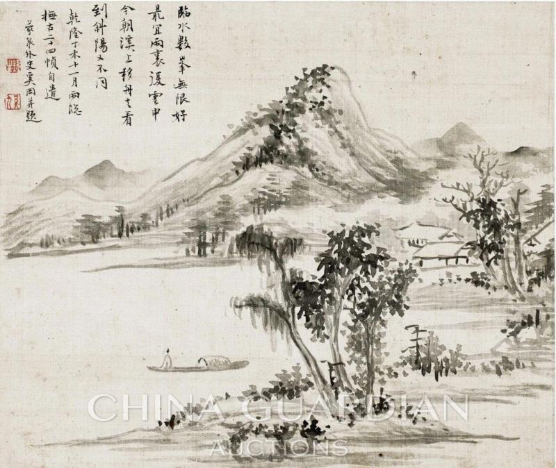 【嘉德春拍】清风明月居所藏西泠八家画作（上）,西泠八家,嘉德,居所,奚冈,黄易,金石,蒋谷孙,花卉,叶廷琯,张仁黼