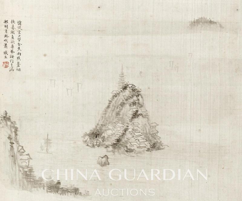 【嘉德春拍】清风明月居所藏西泠八家画作（上）,西泠八家,嘉德,居所,奚冈,黄易,金石,蒋谷孙,花卉,叶廷琯,张仁黼