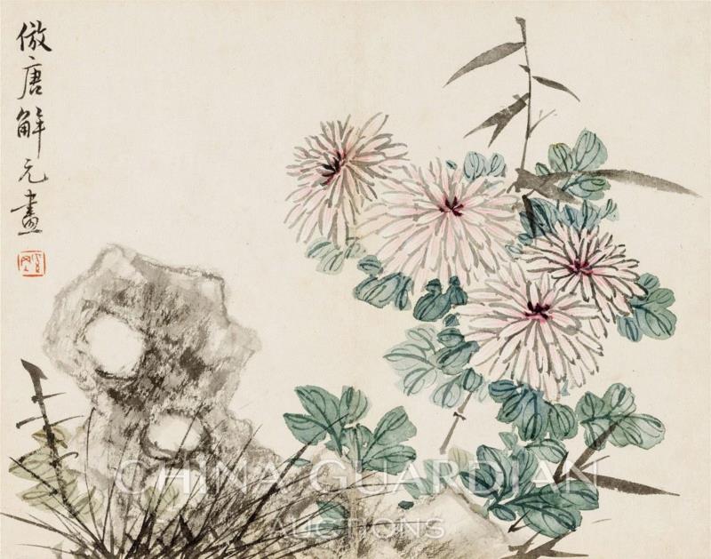 【嘉德春拍】清风明月居所藏西泠八家画作（上）,西泠八家,嘉德,居所,奚冈,黄易,金石,蒋谷孙,花卉,叶廷琯,张仁黼