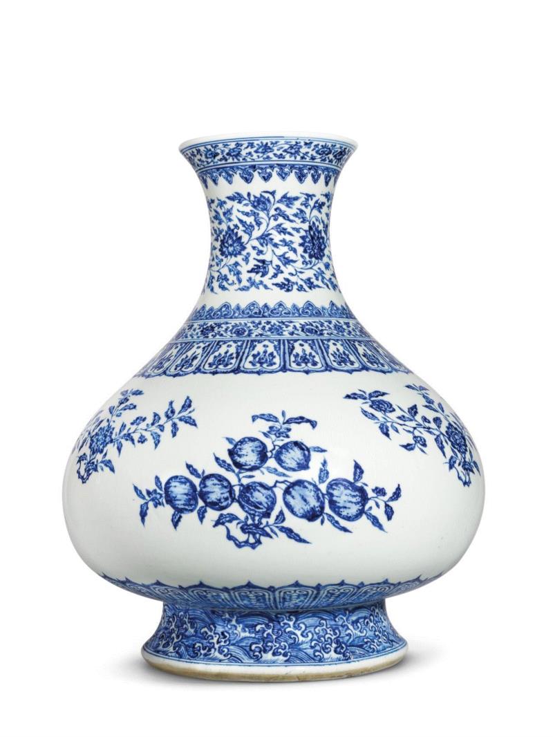 拉尔森雍正青花大尊,佳士得香港中国瓷器及工艺精品春拍焦点拍品一览,瓷器,工艺,佳士得,拍品,香港,焦点,雍正,拉尔森,藏家,嘉庆