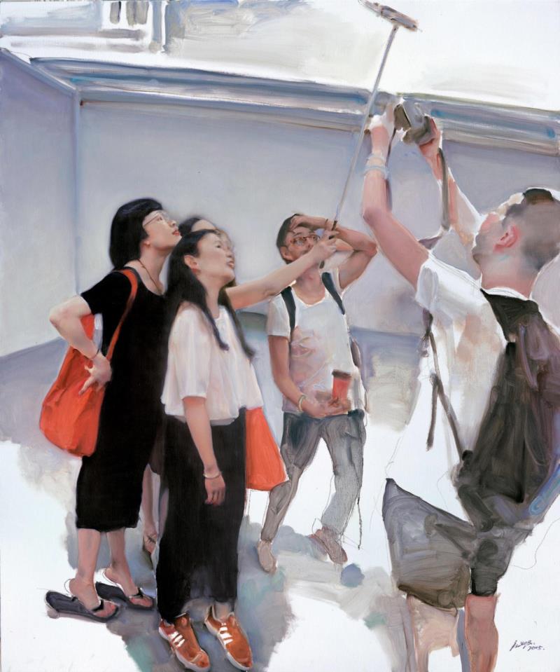 相遇此在 | 庞茂琨艺术展2009-2019:镜像系列,镜像,庞茂琨,艺术展,镜子,油画,不锈钢,纳西索斯,委拉斯贵兹,思想者,数码