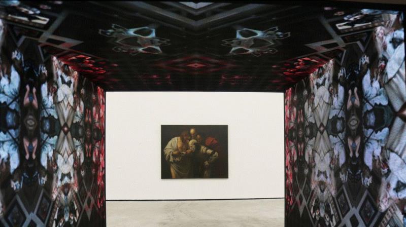 相遇此在 | 庞茂琨艺术展2009-2019:镜像系列,镜像,庞茂琨,艺术展,镜子,油画,不锈钢,纳西索斯,委拉斯贵兹,思想者,数码