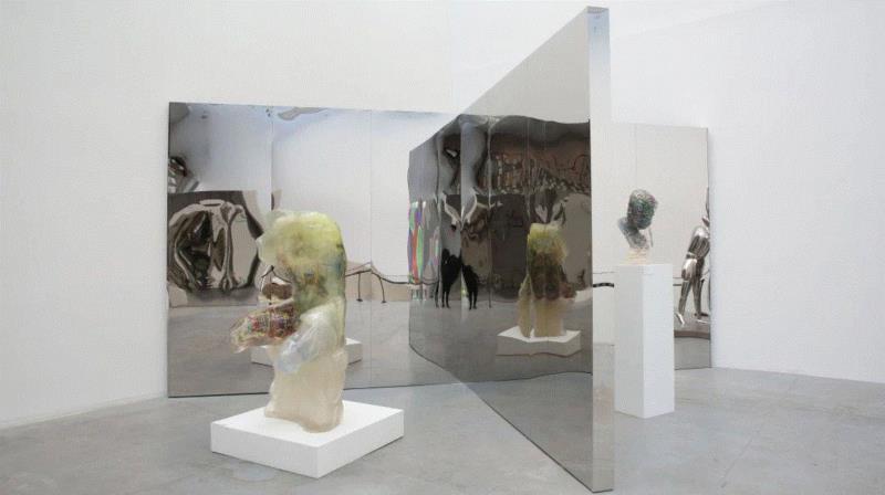 相遇此在 | 庞茂琨艺术展2009-2019:镜像系列,镜像,庞茂琨,艺术展,镜子,油画,不锈钢,纳西索斯,委拉斯贵兹,思想者,数码
