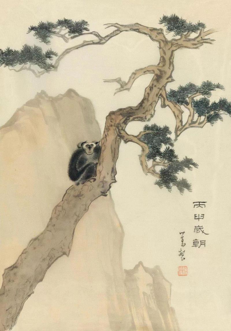 溥儒 灵石松猿,人物 ▎溥心畲，你太顽皮了！,溥心畲,人物,溥儒,济公,小鬼,进士,宝贝,螃蟹,兄弟,钟馗