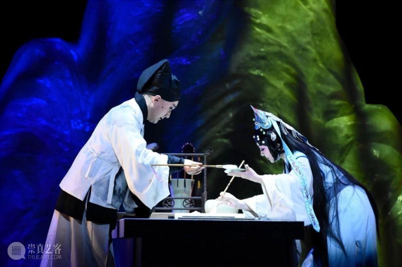 ▲国光剧团《十八罗汉图》净禾、宇青,诗意“京昆”上演复仇推理剧，古画传奇引人入胜,古画,京昆,十八罗汉,宇青,赫飞鹏,国光剧团,彩霞,真假,真迹,埃科