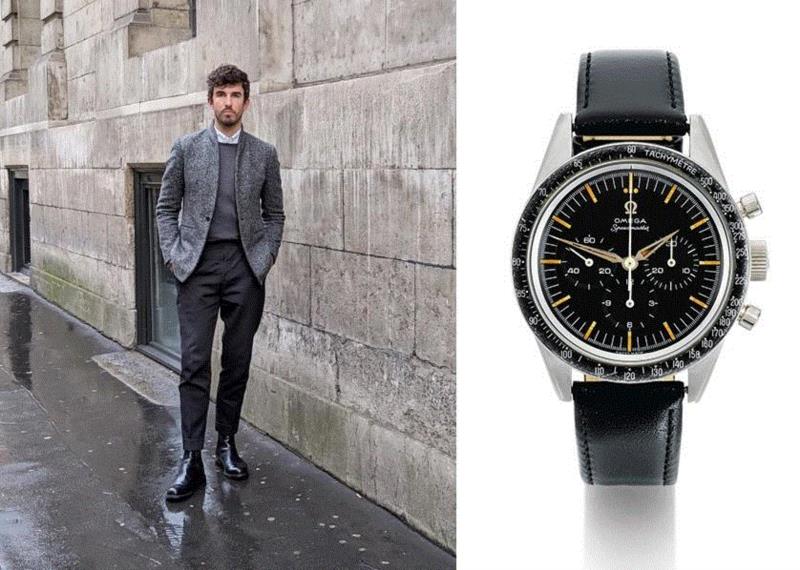 欧米茄 Omega,【腕表穿搭秘籍】英国时尚杂志GQ(潇洒)造型总监会这样穿,英国,腕表,秘籍,时尚,型号,年份,钟表,黄金,精钢,品牌