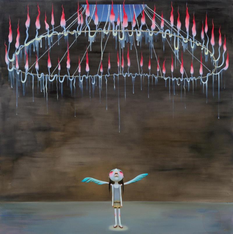陈飞  夜游神 2010 综合材料 27×41×19cm,今夜突然下起小雪 | 开幕现场,今夜,小雪,案例,油画,负责人,玉兰堂,伍劲,总裁,董事,孙莹