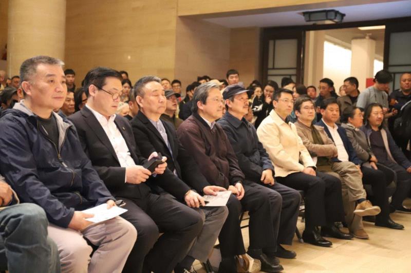开幕式现场,平行的世界——党震水墨作品展登陆中国美术馆,水墨,中国美术馆,党震,荒石,纸本,研讨会,开幕式,气韵,寒山,痕迹