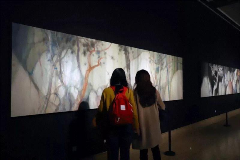 平行的世界——党震水墨作品展登陆中国美术馆,水墨,中国美术馆,党震,荒石,纸本,研讨会,开幕式,气韵,寒山,痕迹