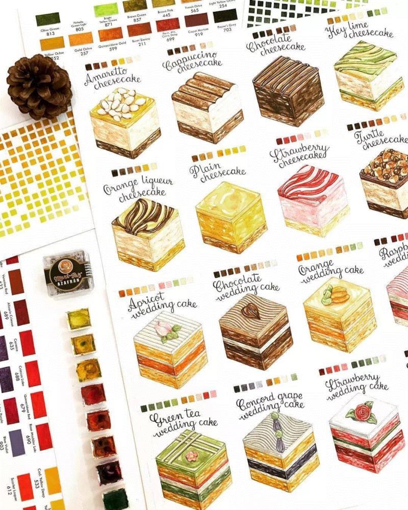喜欢吃甜品的你，绝对不能错过的画手！,画手,甜品,END,INS,namwan