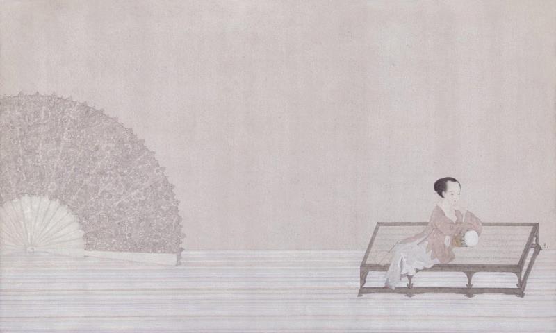 直到长出青苔：女性水墨艺术家邀请展即将开幕｜蜂巢深圳,水墨,女性,邀请展,深圳,蜂巢,直到长出青苔,青苔,美学,潘汶汛,纸本